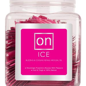 SENSUVA ON ICE AROUSAL OIL 75 PIECE SINGLE USE AMPOULE TUB
