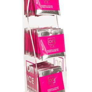 SENSUVA ON ICE AROUSAL OIL 40 PIECE SINGLE USE AMPOULE TOWER DISPLAY