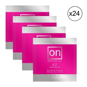 SENSUVA ON ICE AROUSAL OIL 24 PIECE SINGLE USE AMPOULE REFILL PACK