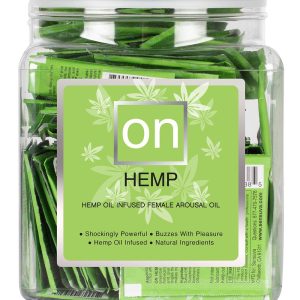 SENSUVA ON HEMP AROUSAL OIL 75 PIECE SINGLE USE AMPOULE TUB