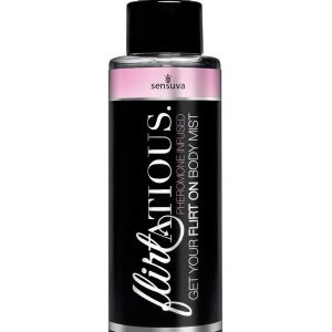 SENSUVA FLIRTATIOUS BODY MIST VANILLA, SUGAR, AND SWEET PEA 125ML