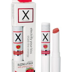 SENSUVA X ON THE LIPS BUZZING LIP BALM STRAWBERRY