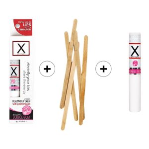 SENSUVA X ON THE LIPS BUBBLE GUM 12 PIECE REFILL PACK