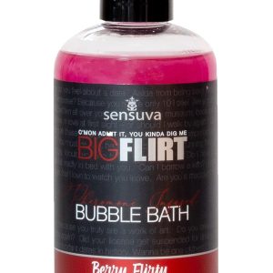 SENSUVA BIG FLIRT PHEROMONE BUBBLE BATH BERRY FLIRTY 237ML