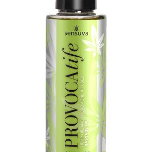 SENSUVA PROVOCATIFE HEMP OIL INFUSED MASSAGE OIL 125ML
