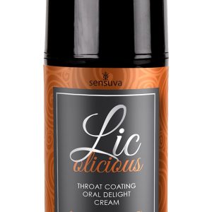 SENSUVA LIC-O-LICIOUS ORAL DELIGHT CREAM SALTED CARAMEL 50ML