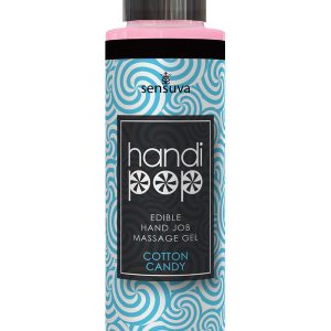 SENSUVA HANDIPOP EDIBLE MASSAGE GEL COTTON CANDY 125ML