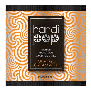 SENSUVA HANDIPOP EDIBLE MASSAGE GEL ORANGE CREAMSICLE 6 ML
