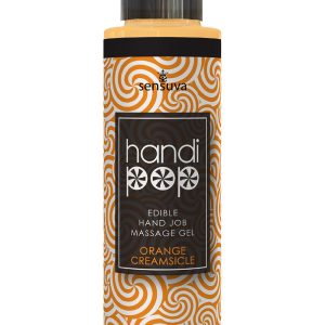 SENSUVA HANDIPOP EDIBLE MASSAGE GEL ORANGE CREAMSICLE 125ML