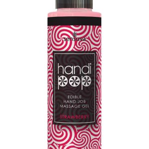 SENSUVA HANDIPOP EDIBLE MASSAGE GEL STRAWBERRY 125ML