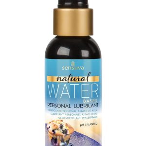 SENSUVA NATURAL WATER-BASED PERSONAL LUBRICANT BLUEBERRY MUFFIN 57ML
