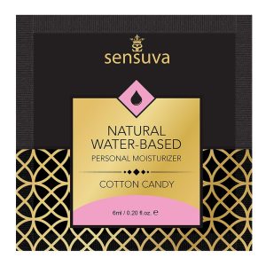 SENSUVA NATURAL WATER-BASED PERSONAL LUBRICANT COTTON CANDY 6 ML
