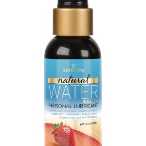 SENSUVA NATURAL WATER-BASED PERSONAL LUBRICANT STRAWBERRY 57ML