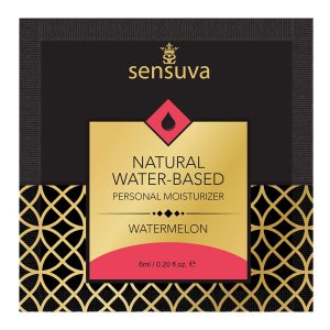 SENSUVA NATURAL WATER-BASED PERSONAL LUBRICANT WATERMELON 6 ML