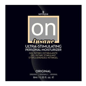 SENSUVA ON INSANE ULTRA-STIMULATING PERSONAL MOISTURIZER ORIGINAL UNFLAVORED 6 ML 