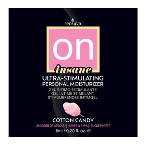 SENSUVA ON INSANE ULTRA-STIMULATING PERSONAL MOISTURIZER COTTON CANDY 6 ML