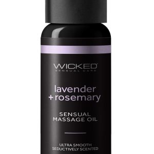 WICKED SENSUAL MASSAGE OIL LAVENDER ROSEMARY 120ML