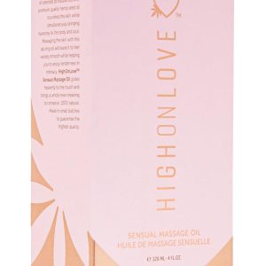 HIGH ON LOVE MASSAGE OIL STRAWBERRIES AND CHAMPAGNE 120ML