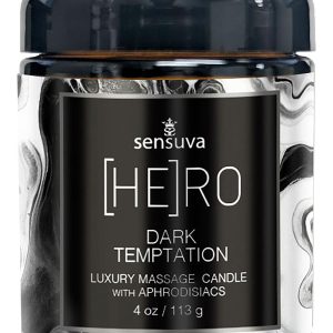 SENSUVA HERO DARK TEMPTATION LUXURY MASSAGE CANDLE OCEAN AND FOREST