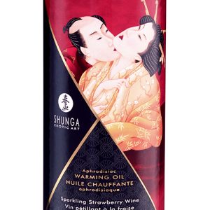 Olejek rozgrzewający afrodyzjak – Musujące Wino Truskawkowe 100 ml