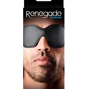 Czarna maska Renegade Bondage Blindfold