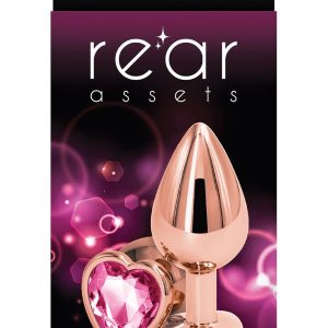 REAR ASSETS ROSE GOLD HEART M PINK