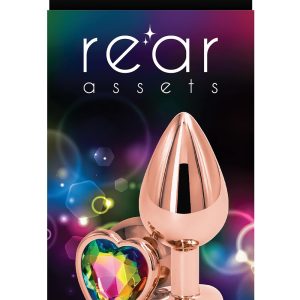 REAR ASSETS ROSE GOLD HEART M RAINBOW