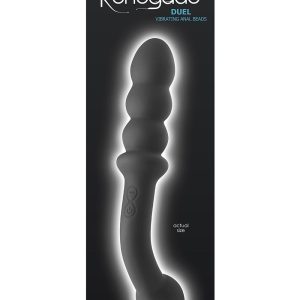 Czarny podwójny masażer Renegade Duel