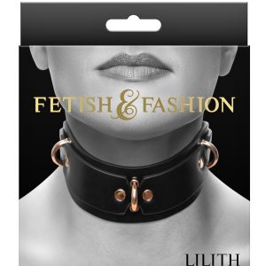 FETISH & FASHION LILITH COLLAR BLACK
