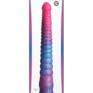 COLOURS STACKED 12 INCH DILDO PINK/BLUE