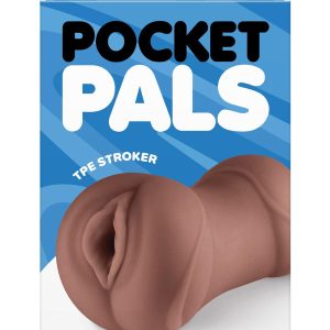 POCKET PALS VAGINA STROKER BROWN