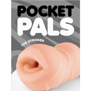 POCKET PALS MOUTH STROKER TAN