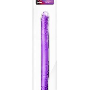 B YOURS 16 INCH DOUBLE DILDO PURPLE