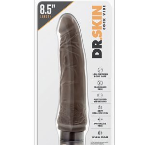 DR. SKIN COCK VIBE 7 INCH CHOCOLATE