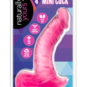 NATURALLY YOURS 4INCH MINI COCK PINK