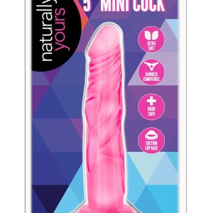 NATURALLY YOURS 5 INCH MINI COCK PINK