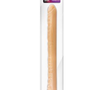 B YOURS 18 INCH DOUBLE DILDO BEIGE