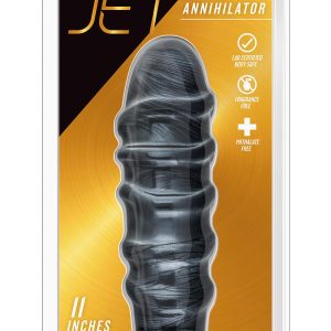 Czarny węglowy korek analny Annihilator Jet Metalic