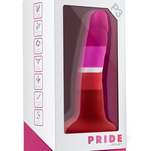 Unikalne realistyczne dildo Avant P3 Beauty Lesbian Pride