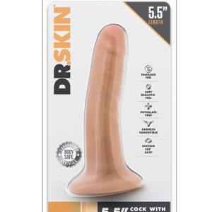 Realistyczne dildo Dr Skin 5.5 inch z podstawką