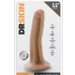 DR. SKIN 5.5 INCH COCK WITH SUCTION CUP
