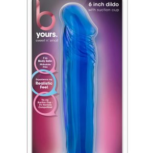 B YOURS SWEET N SMALL 6 INCH DILDO BLUE