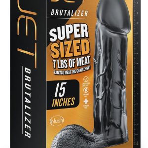 Realistyczne czarne dildo Jet Brutalizer