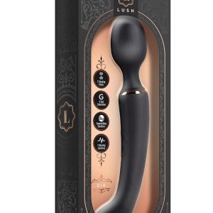 Czarny wibrator punktu G Lush Gia