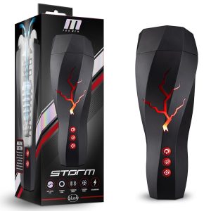 Biały masturbator M for Men Storm