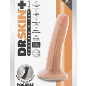Realistyczne dildo Dr Skin Plus 5 inch Posable