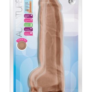 Realistyczne dildo Au Naturel Big Boy 10 inch Mocha