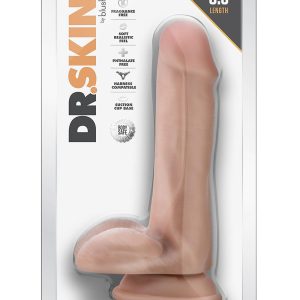 Realistyczne dildo z jądrami Dr Skin DR. Jeffrey 6.5 inch