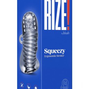 Przezroczysty męski masturbator Rize Squeezy