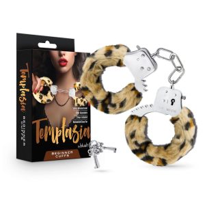 TEMPTASIA BEGINNER CUFFS LEOPARD